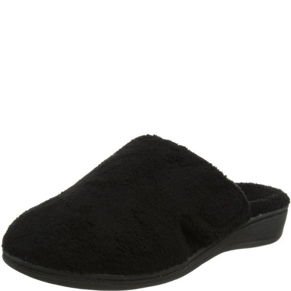 Vionic Women's Gemma Mule Slipper, Black, 7M, VO-087